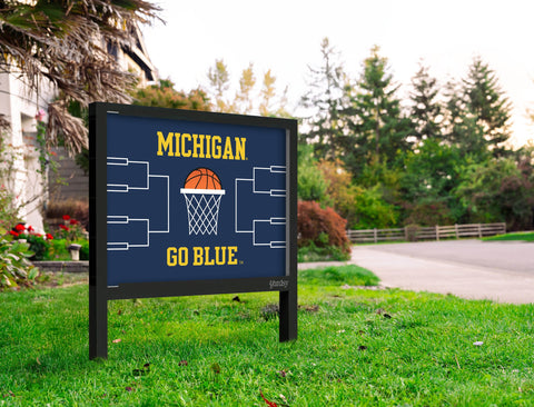 Michigan Basketball Yardsy Sign