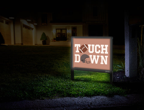 Touch Down Yardsy Sign