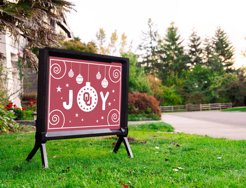 Oklahoma Christmas Joy Yardsy Sign