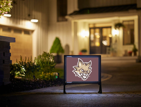 Texas State Boko Mascot Maroon Yardsy Sign