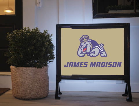 James Madison Duke Gold Yardsy Sign