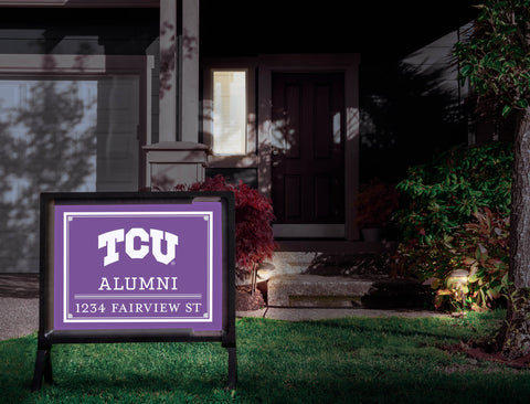 Alumni TCU Custom Yardsy Sign