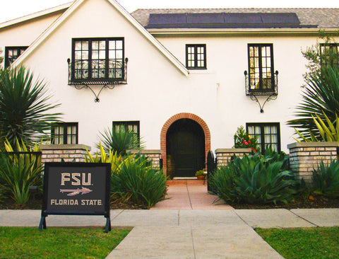 Florida State FSU Spear Black Yardsy Sign