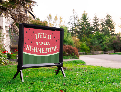 Hello Sweet Summertime Yardsy Sign