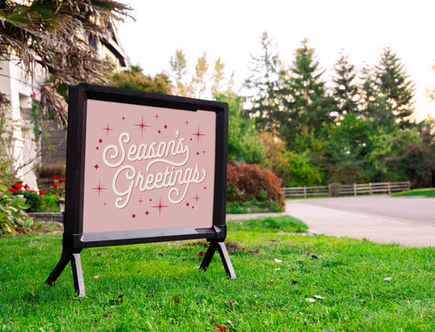 Season's Greetings Yardsy Sign
