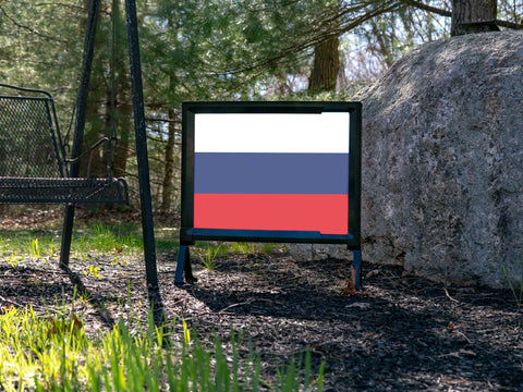 Flag Russia Yardsy Sign