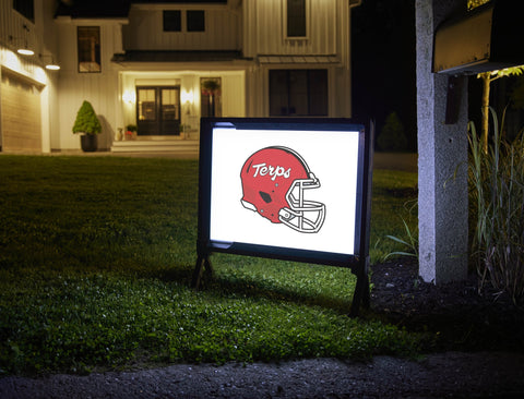 Maryland Helmet Mark White Yardsy Sign