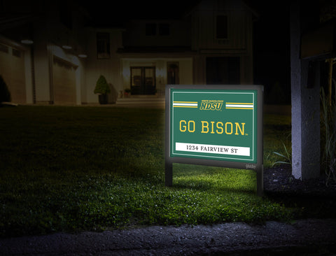 NDSU Go Bison Custom Yardsy Sign