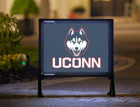 UConn Huskies Color Block Yardsy Sign