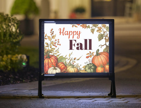 Happy Pumpkin Patch Fall Yardsy Sign