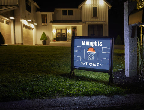 Memphis Basketball Yardsy Sign