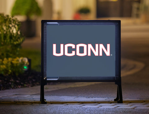 UConn Color Block Yardsy Sign
