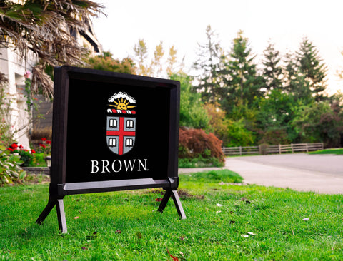 Brown University Black Yardsy Sign