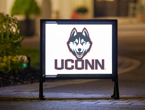 UConn Huskies Color Block Yardsy Sign