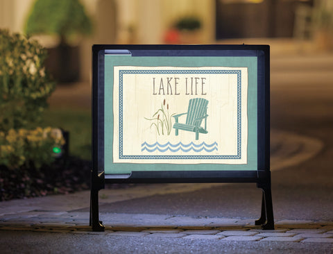 Lake Life Yardsy Sign