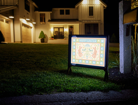 Happy Easter Frame Yardsy Sign