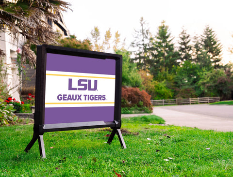LSU Geaux Tigers Purple Yardsy Sign
