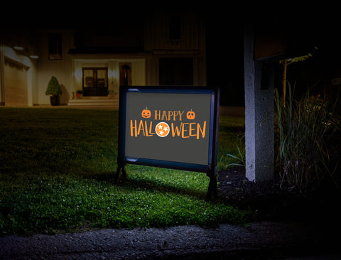 Happy Halloween Tennessee Orange Black Yardsy Sign