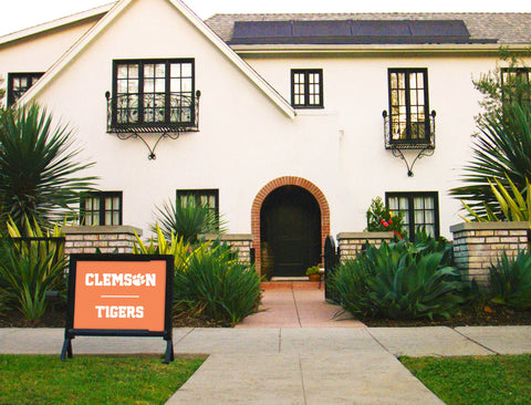 Clemson Tigers Clemson Orange Yardsy Sign