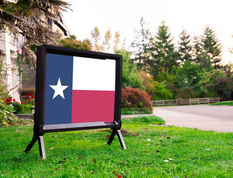 Texas State Flag Yardsy Sign