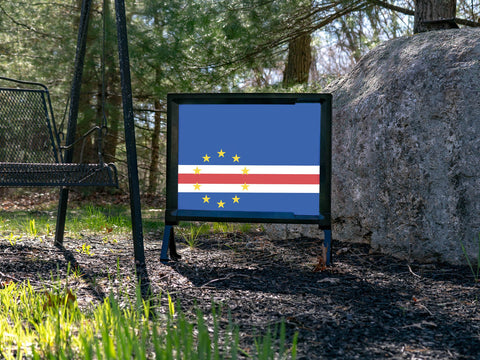 Flag Cape Verde Yardsy Sign