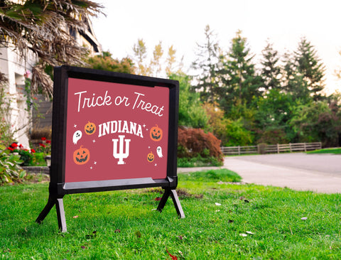 Indiana University Halloween Trick Or Treat Yardsy Sign