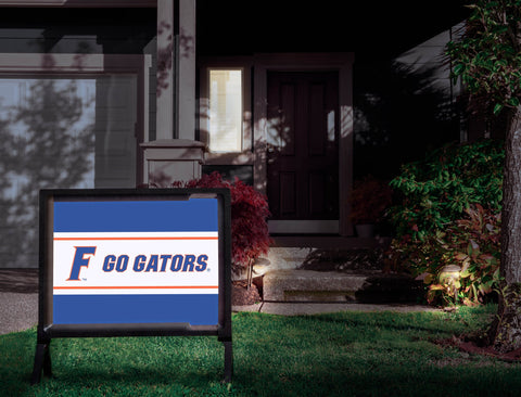 Florida Go Gators Blue Yardsy Sign