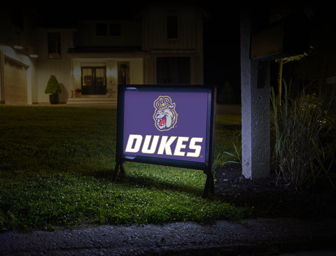 Duke Dog Purple Dukes Yardsy Sign