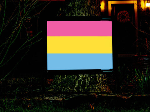 Pansexual Pride Flag Yardsy Sign