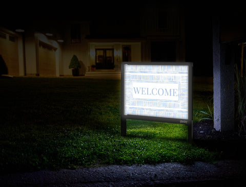 Coastal Welcome Yardsy Sign