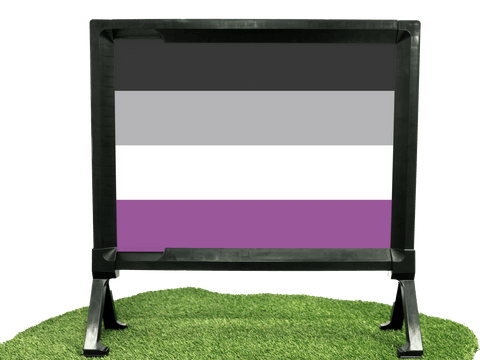 Asexual Pride Flag Yardsy Sign
