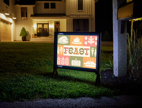 Feast Yardsy Sign