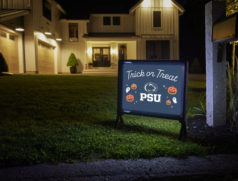 Penn State Halloween Trick Or Treat Yardsy Sign