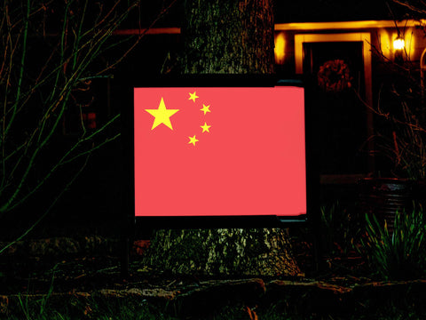Flag China Yardsy Sign