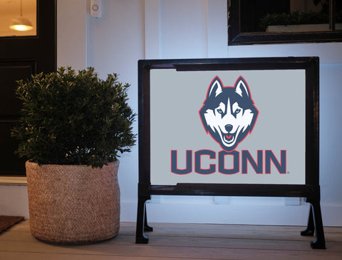 UConn Huskies Color Block Yardsy Sign