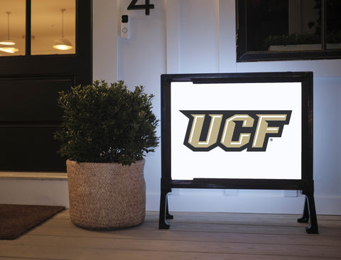 UCF Secondary Athletics Mark White Yardsy Sign