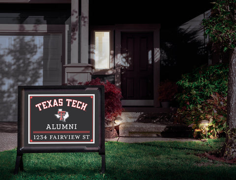 Alumni Texas Tech Custom Yardsy Sign