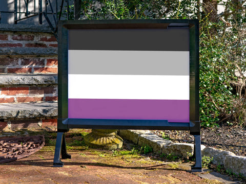 Asexual Pride Flag Yardsy Sign
