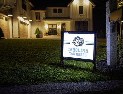 North Carolina Tar Heels White Yardsy Sign