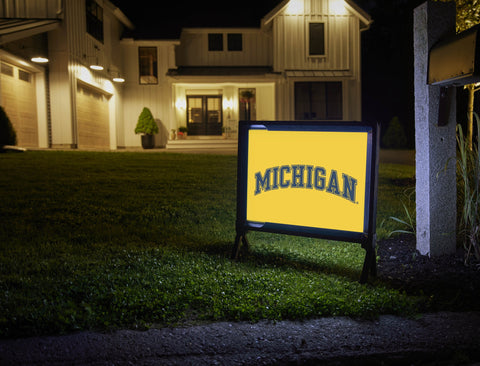 Michigan Maize Yellow Yardsy Sign