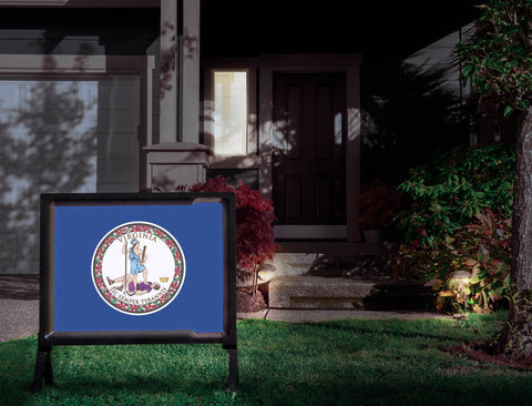 Virginia State Flag Yardsy Sign