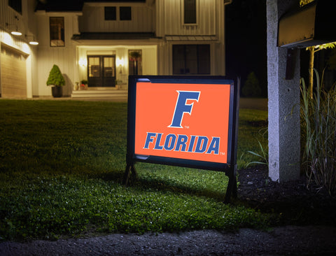 Florida F Mark Orange Yardsy Sign