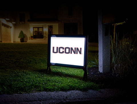 UConn Color Block Yardsy Sign