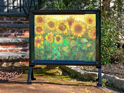 Sunflower Field Garden Decoration Yardsy Sign