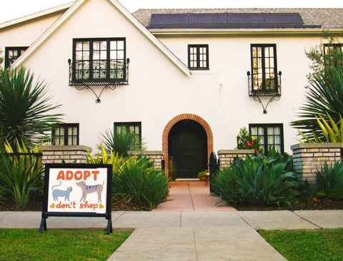 Adopt Don't Shop Yardsy Sign