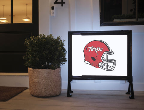 Maryland Helmet Mark White Yardsy Sign