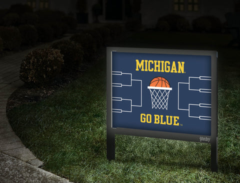 Michigan Basketball Yardsy Sign