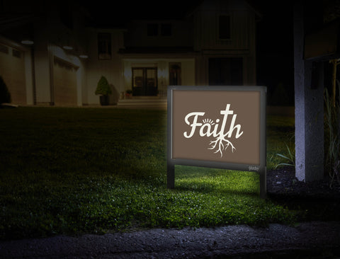 Faith Roots Yardsy Sign