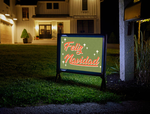 Feliz Navidad Yardsy Sign