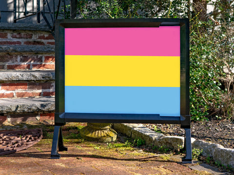 Pansexual Pride Flag Yardsy Sign